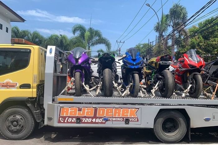 Ngeri Ini Deretan Motor Gede Doni Salmanan yang Dieksekusi Efek Terseret Kasus Pidana