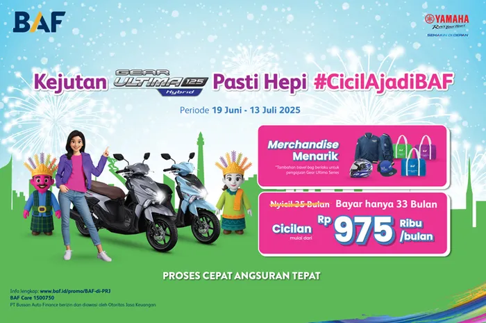 Nyok ke Jakarta Fair, Kejutan Gear Ultima 125 Pasti Hepi!