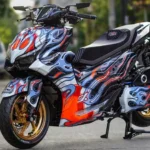 Terinspirasi Desain Helm Pembalap Yamaha Noriyuki Haga, Aerox Alpha Tampil Sangar
